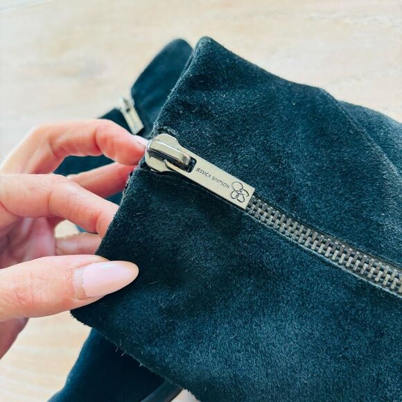 Jessica Simpson Caufield size 8 suede zip booties in black - Picture 8 of 8